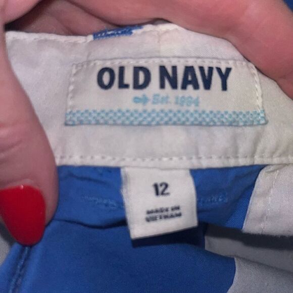 Old Navy blue palm tree shorts 12‎ - Picture 3 of 4